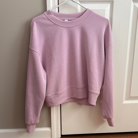 lululemon athletica Tops - lululemon softstreme pink crewneck size 4